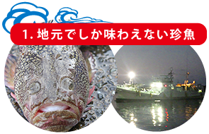 1.地元でしか味わえない珍魚